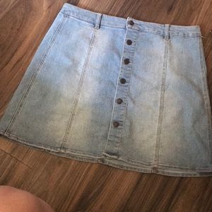 denim jeans skirt